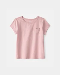 Carter's Toddler Girl Heart Pocket Top - Pink - 2T