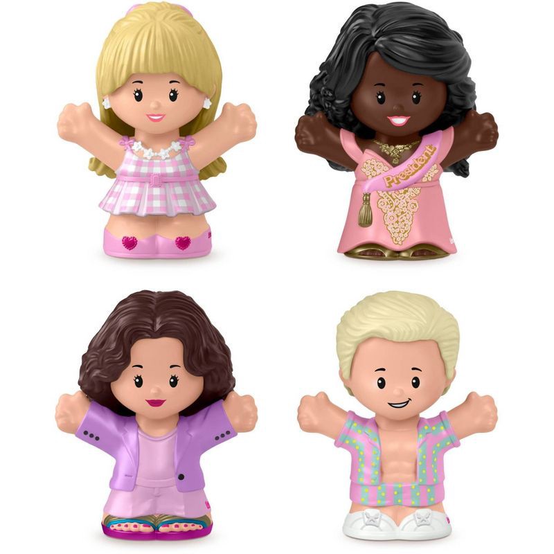 slide 3 of 6, Little People Collector Barbie: The Movie Special Edition Figure Set - 4pc, 4 ct