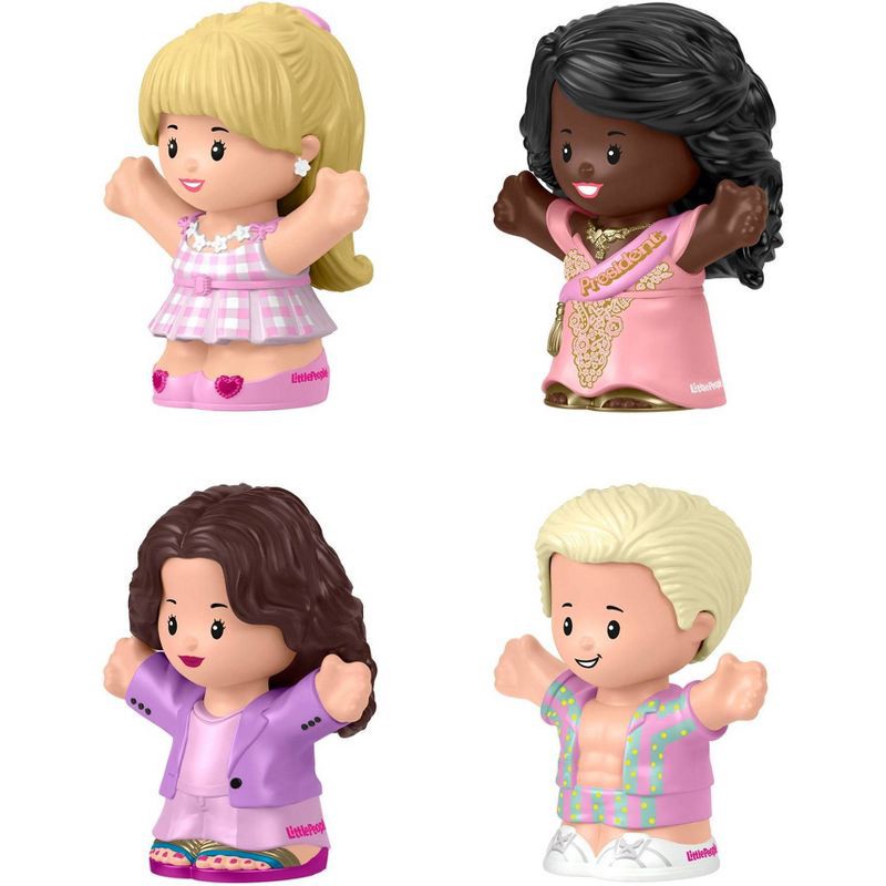 slide 4 of 6, Little People Collector Barbie: The Movie Special Edition Figure Set - 4pc, 4 ct