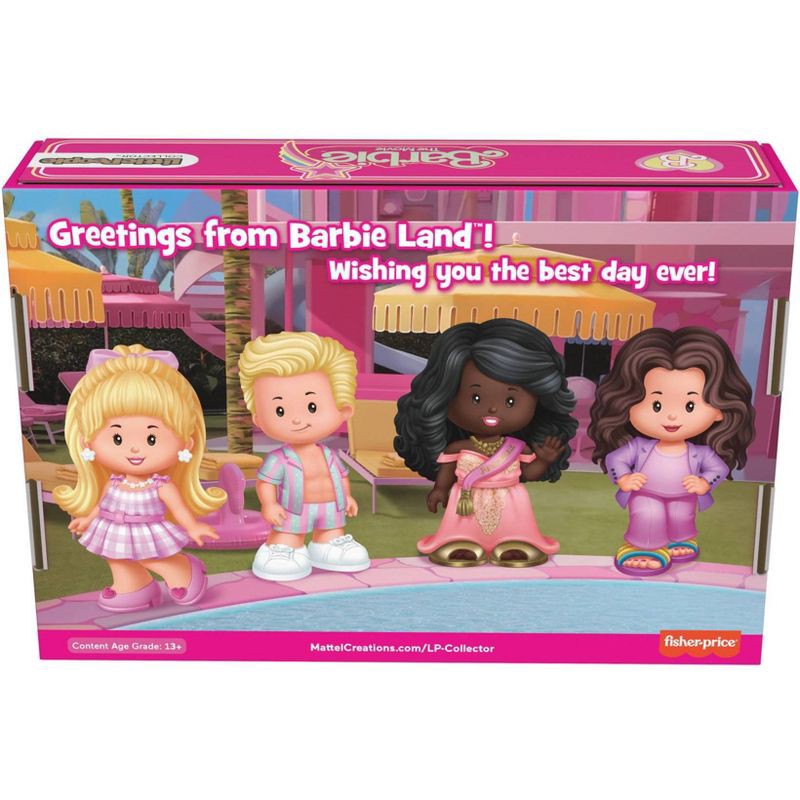 slide 6 of 6, Little People Collector Barbie: The Movie Special Edition Figure Set - 4pc, 4 ct