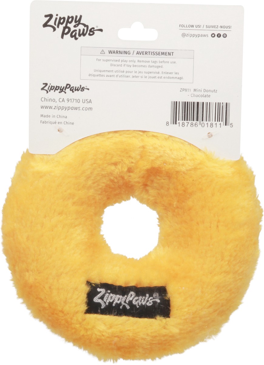 slide 8 of 9, Zippy Paws Mini Donutz Plush Dog Toy 1 ea Card, 1 ct