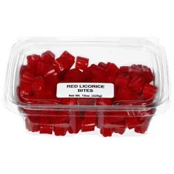 JLM Tub Red Licorice Bites 15 oz
