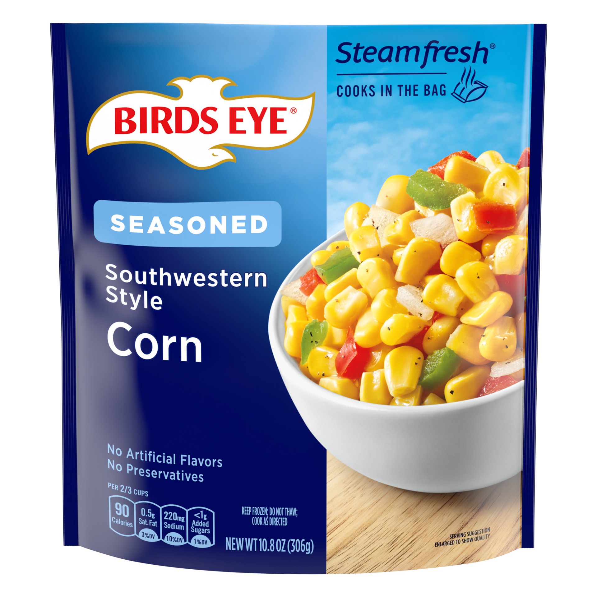 slide 1 of 5, Birds Eye Southwestern Style Seasoned Corn 10.8 oz, 10.8 oz
