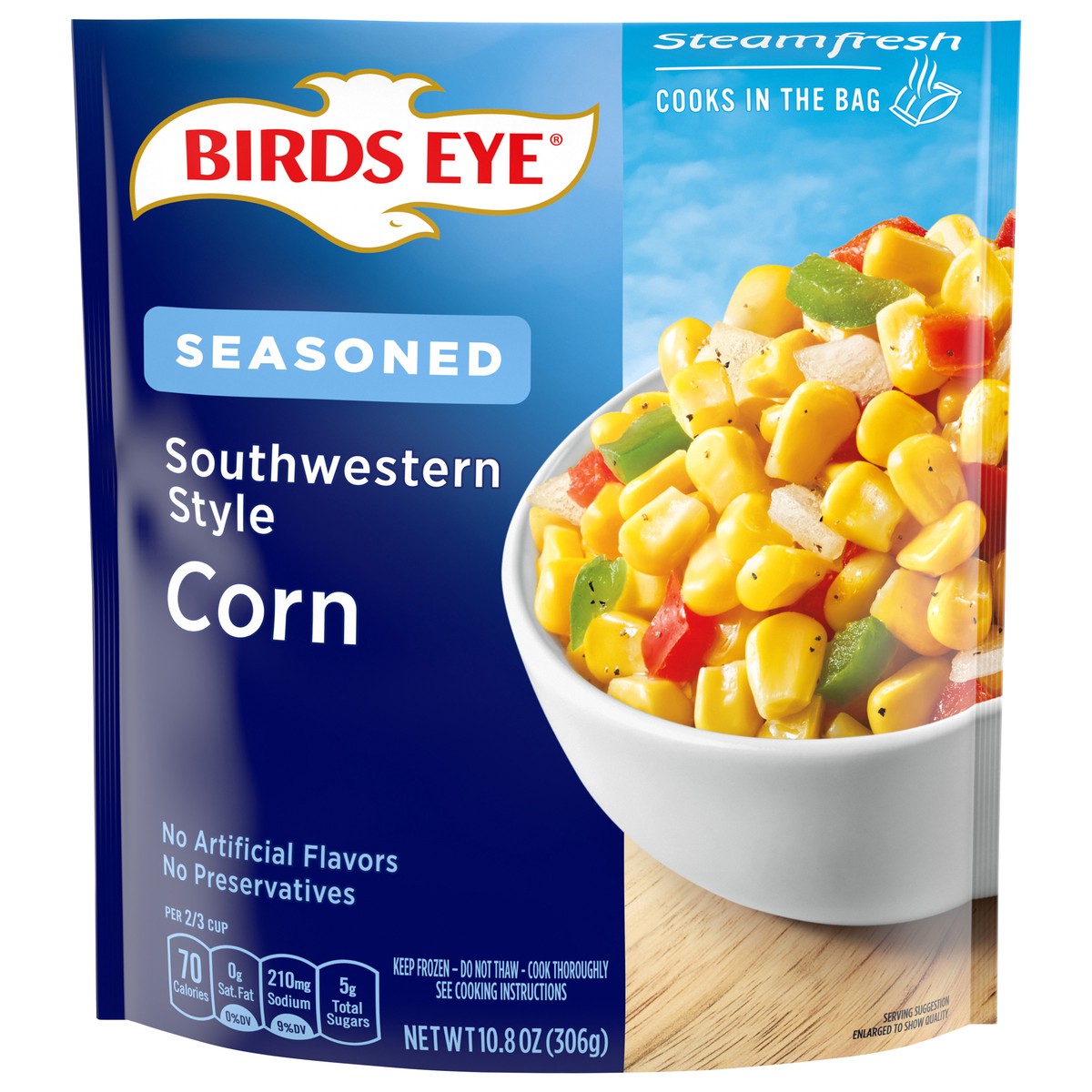 slide 1 of 5, Birds Eye Southwestern Style Seasoned Corn 10.8 oz, 10.8 oz