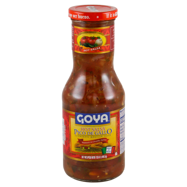 slide 1 of 1, Goya Pico De Gallo Hot Salsa, 17.6 oz