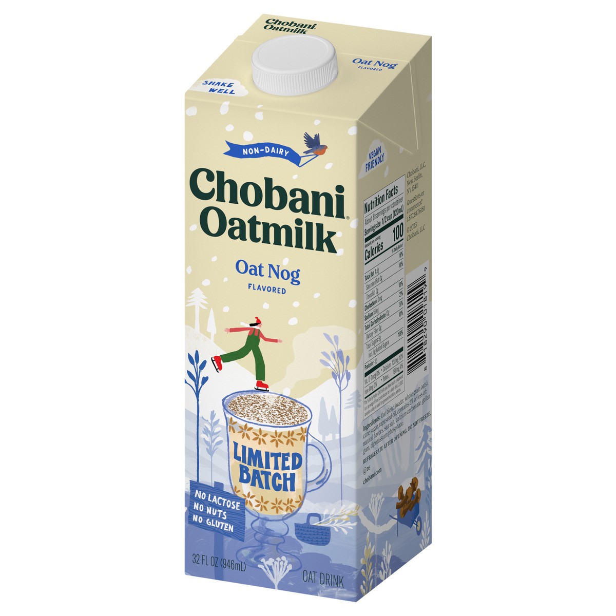 slide 6 of 9, Chobani Oat Drink, Cereal Oatmilk, 32 oz