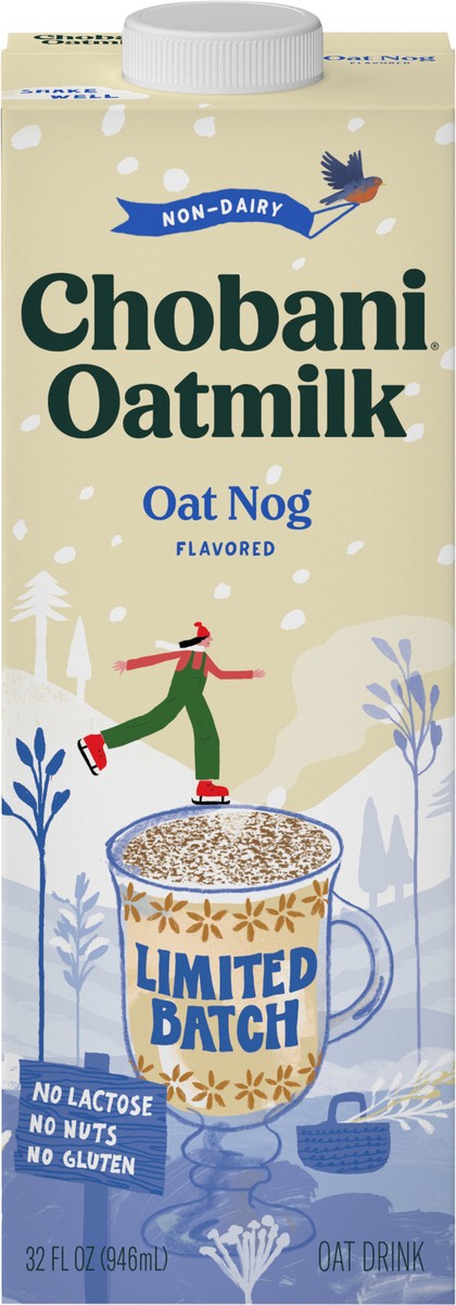 slide 9 of 9, Chobani Oat Drink, Cereal Oatmilk, 32 oz