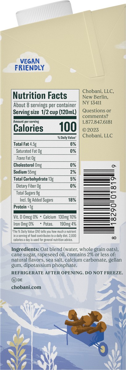 slide 3 of 9, Chobani Oat Drink, Cereal Oatmilk, 32 oz
