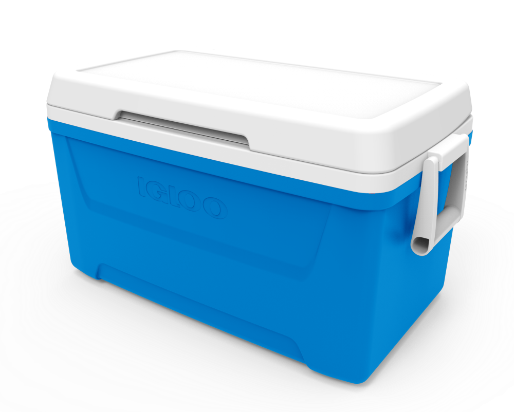 slide 1 of 1, Igloo Laguna Cooler - Blue, 48 qt