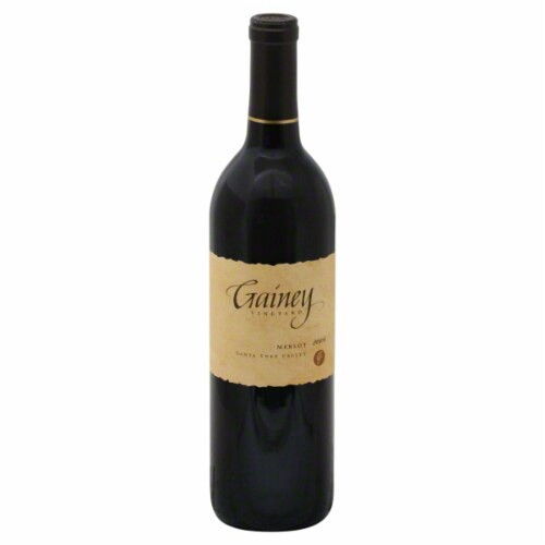 slide 1 of 2, Gainey Vineyard Gainey Merlot, 750 ml