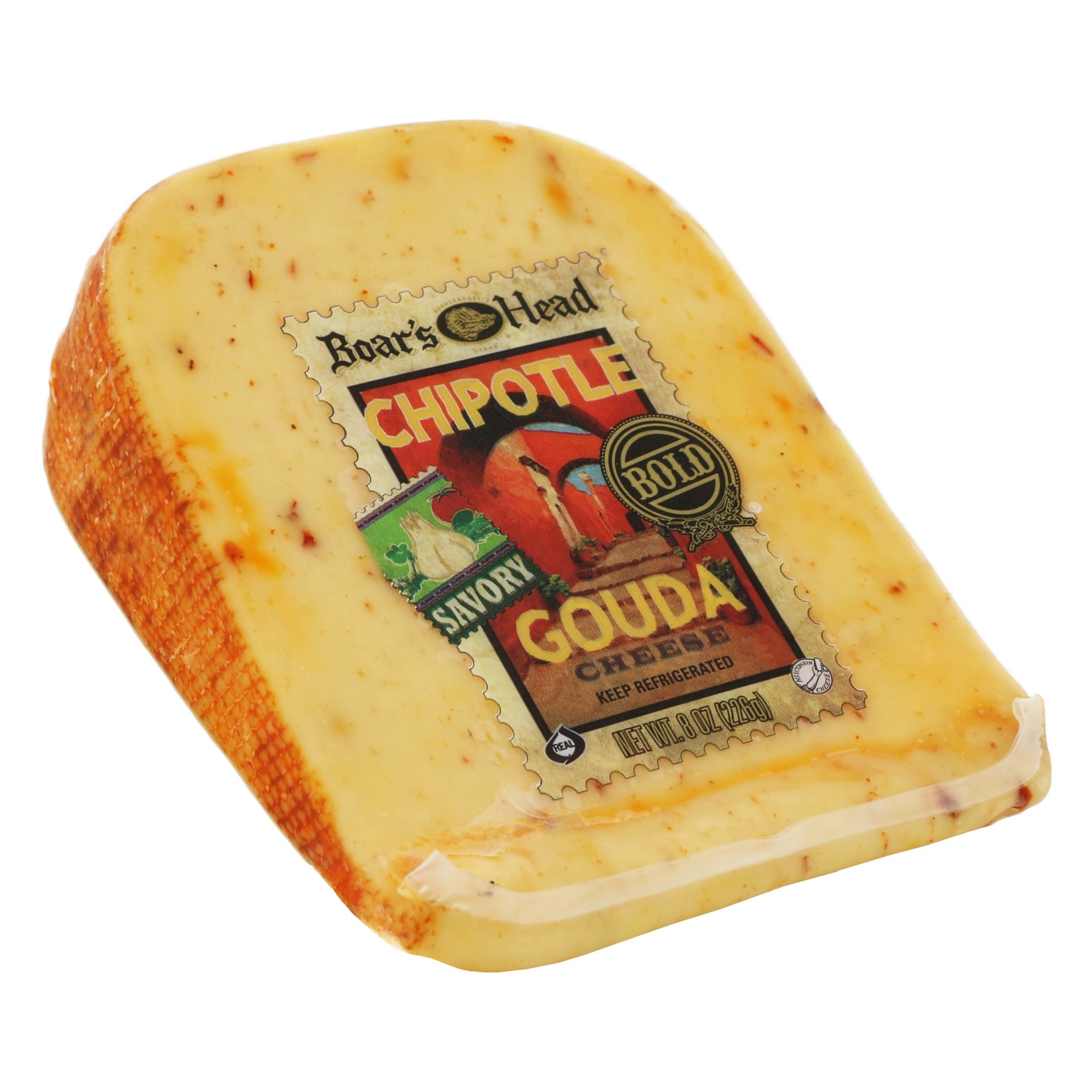 slide 1 of 1, Boar's Head Chipotle Gouda Cheese, per lb