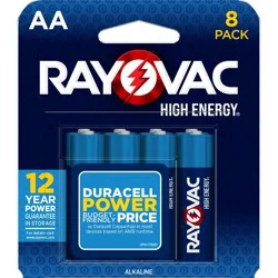 Rayovac High Energy Alkaline AA Batteries ( 8 -Pack)