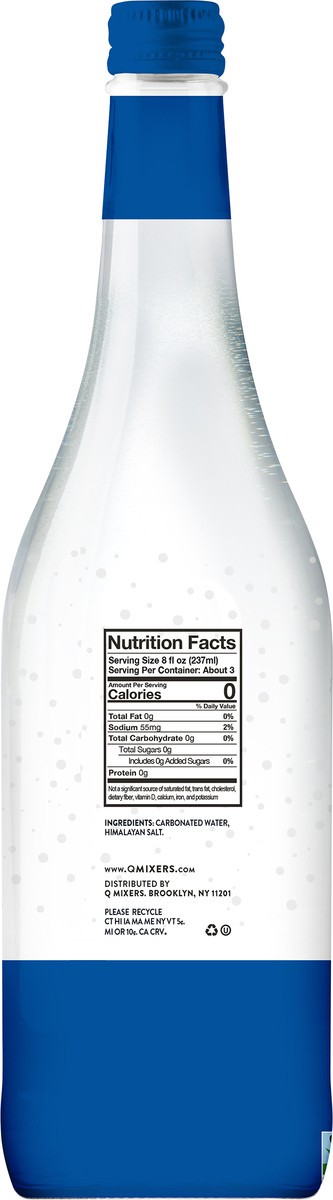 slide 3 of 4, Q Drinks Mixers Premium Club Soda -25.4oz, 25.4 fl oz