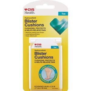 slide 1 of 1, CVS Health Hydrocolloid Blister Cushions Toe, 8 ct