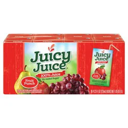 Juicy Juice 100% Juice, Fruit Punch Flavored - 8 ct