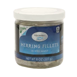 Hy-vee Fish Market Herring Fillets In Wine Sauce