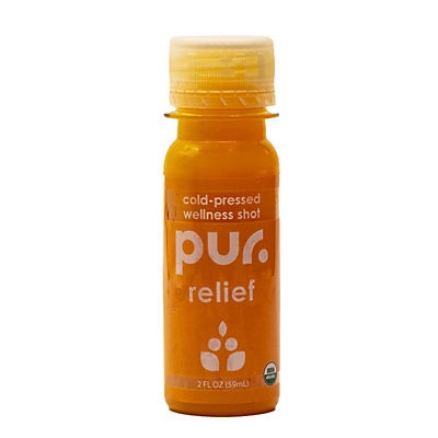 slide 1 of 1, PUR Cold-Pressed Wellness Shot Relief, 2 oz