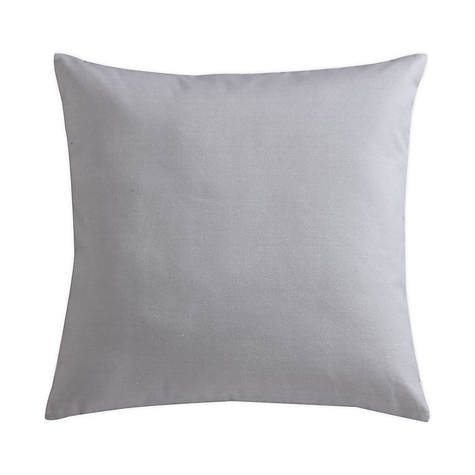 slide 1 of 2, Morgan Home Solid Square Throw Pillow Covers - Grey, 1 ct