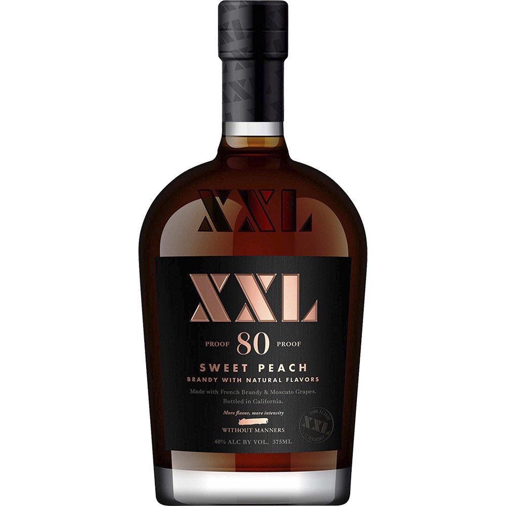 slide 1 of 1, Xxl Sweet Peach Brandy, 375 ml