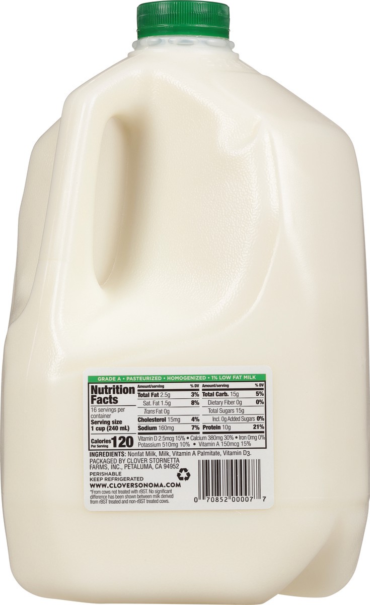 slide 8 of 9, Clover Sonoma Low Fat 1% Milk 1 gal, 