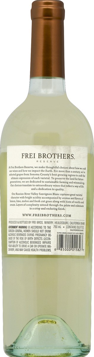 slide 6 of 6, Frei Brothers White Wine, 750 ml