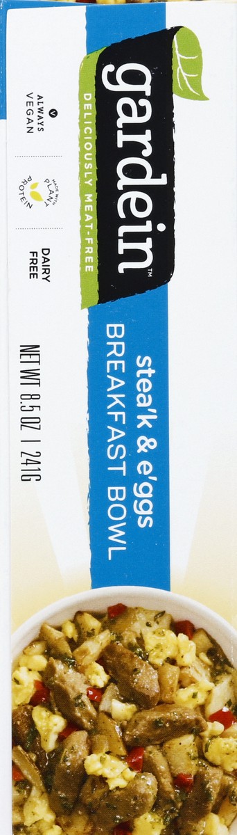 slide 2 of 6, Gardein Plant-Based Stea'k & E'ggs Breakfast Bowl, Vegan, Frozen, 8.5 oz., 8.5 oz