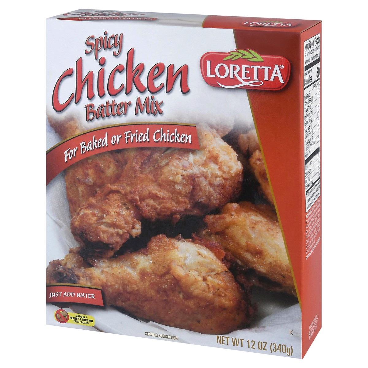 slide 2 of 10, Loretta Spicy Chicken Batter Mix, 12 oz