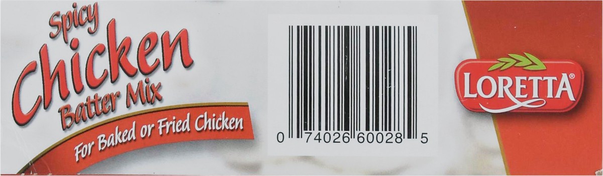 slide 7 of 10, Loretta Spicy Chicken Batter Mix, 12 oz