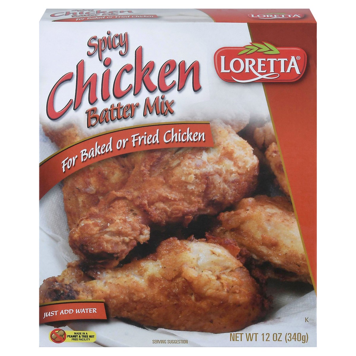 slide 1 of 10, Loretta Spicy Chicken Batter Mix, 12 oz