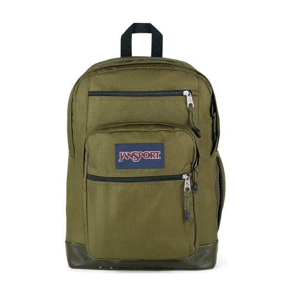 slide 1 of 4, Jansport Cool Student Remix Backpack With 15'' Laptop Pocket, Army Green, 1 ct
