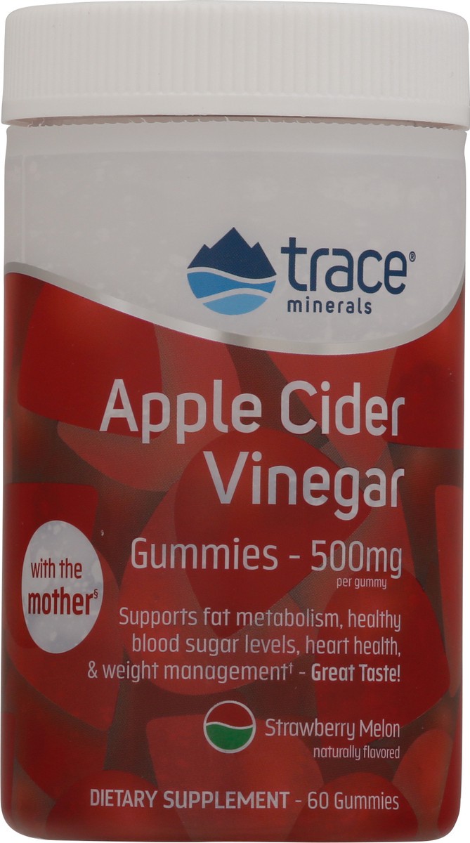 slide 1 of 1, Trace Minerals Apple Cider Vinegar Gummies, 1 ct