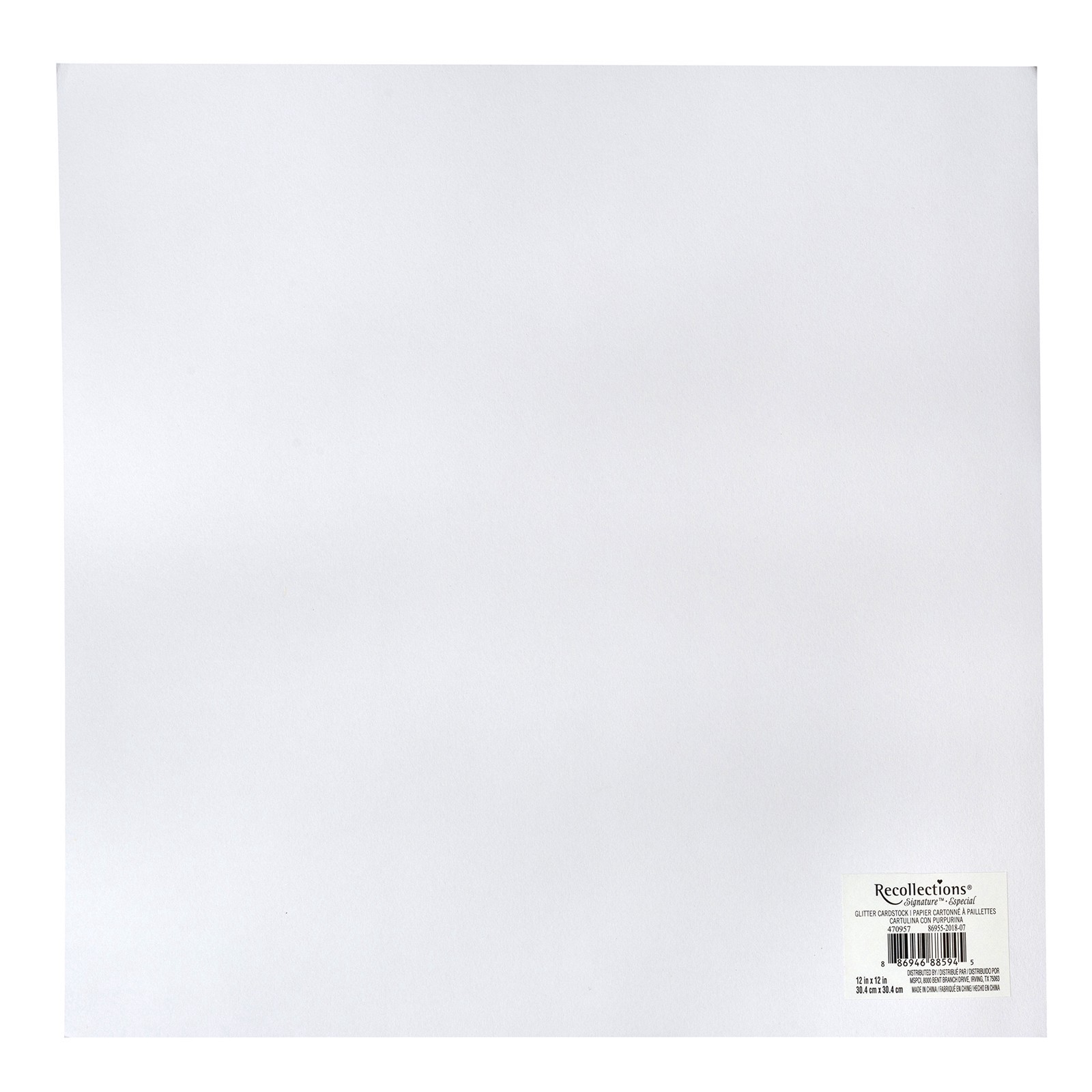 slide 4 of 4, 12" X 12" Glitter Cardstock Paper By Recollections, 12 in x 12 in