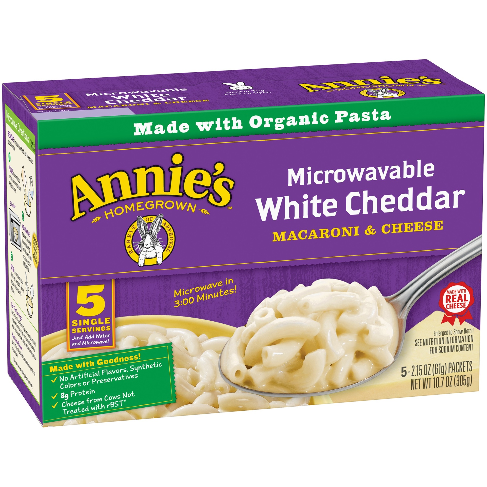 slide 1 of 1, Annie's Microwaveable Macaroni & Cheese, 10.7 oz