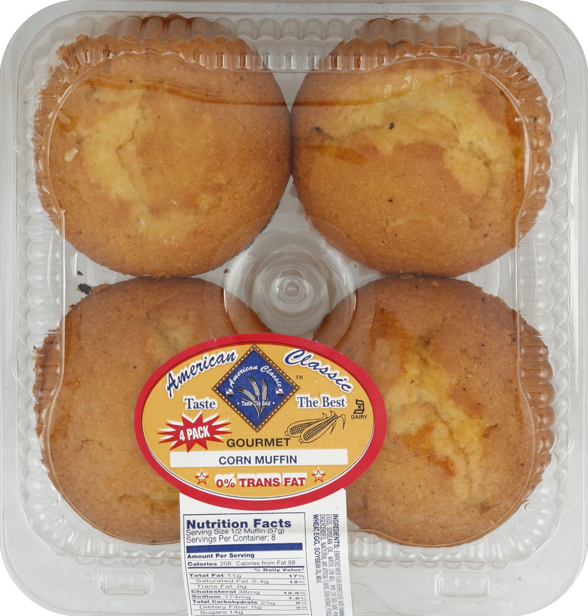 slide 2 of 4, American Classic Bakery Corn Muffins, 16 oz