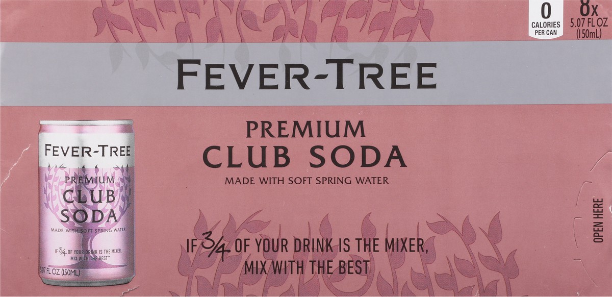 slide 6 of 11, Fever-Tree Premium Club Soda, 40.56 fl oz