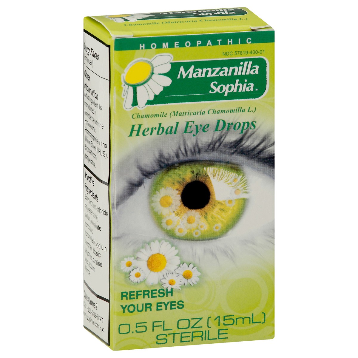 slide 2 of 9, Sophia Manzilla Sophia Herbal Eye Drops, 0.5 fl oz