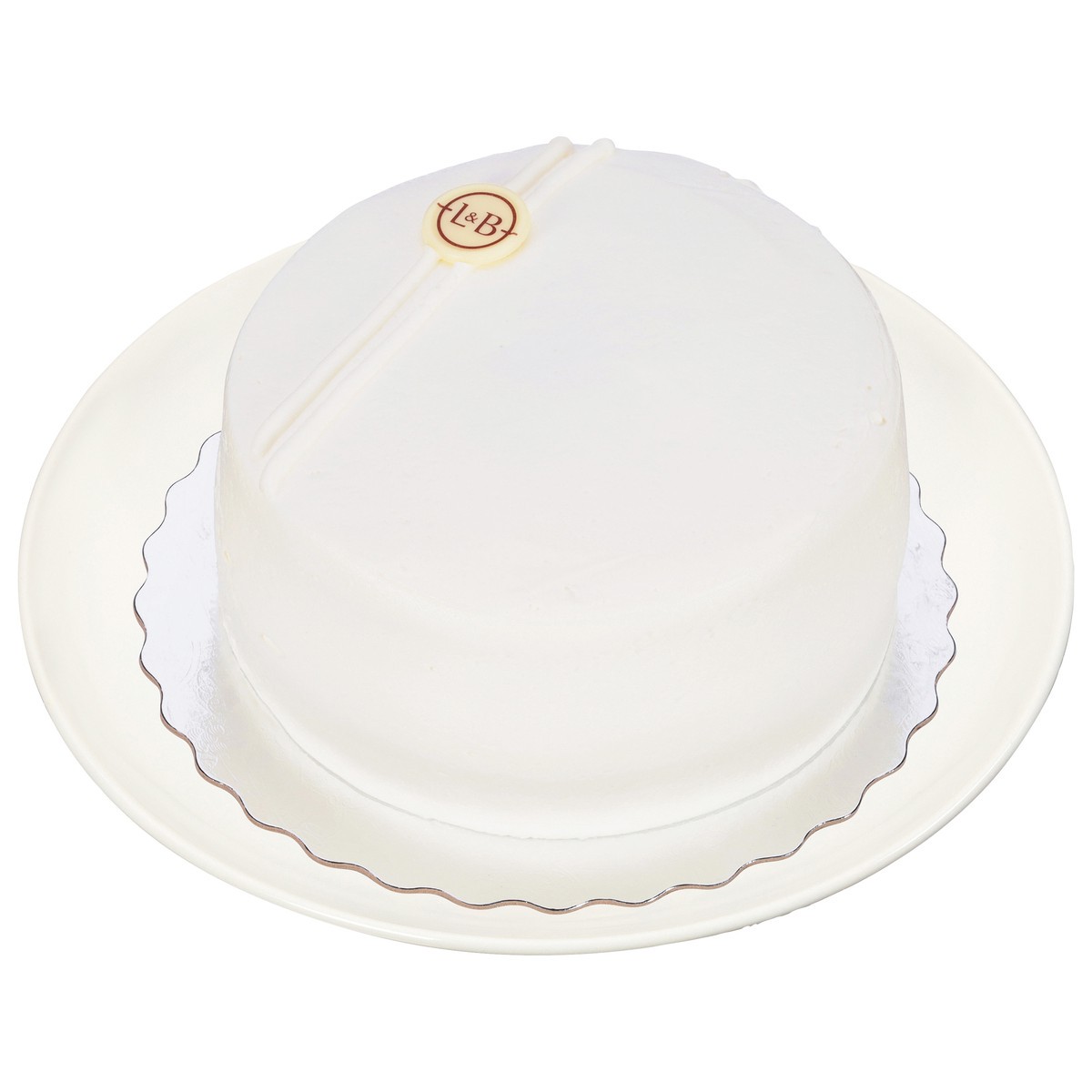 slide 4 of 4, Lunds & Byerlys 7 Inch White Cake White Icing 1 Each, 1 ct