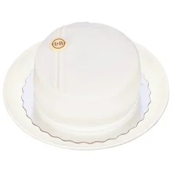Lunds & Byerlys 7 Inch White Cake With White Icing - 1 Each