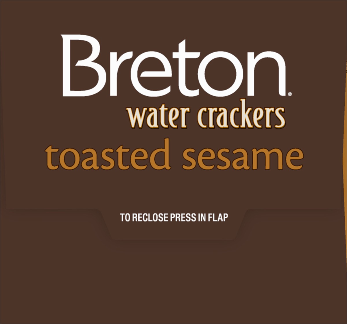 slide 3 of 7, Breton Dare Water Crackers Toasted Sesame, 4.4 oz