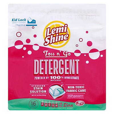 slide 1 of 1, Lemi Shine Fresh Off The Line Scent Laundry Detergent Pods, 16 ct