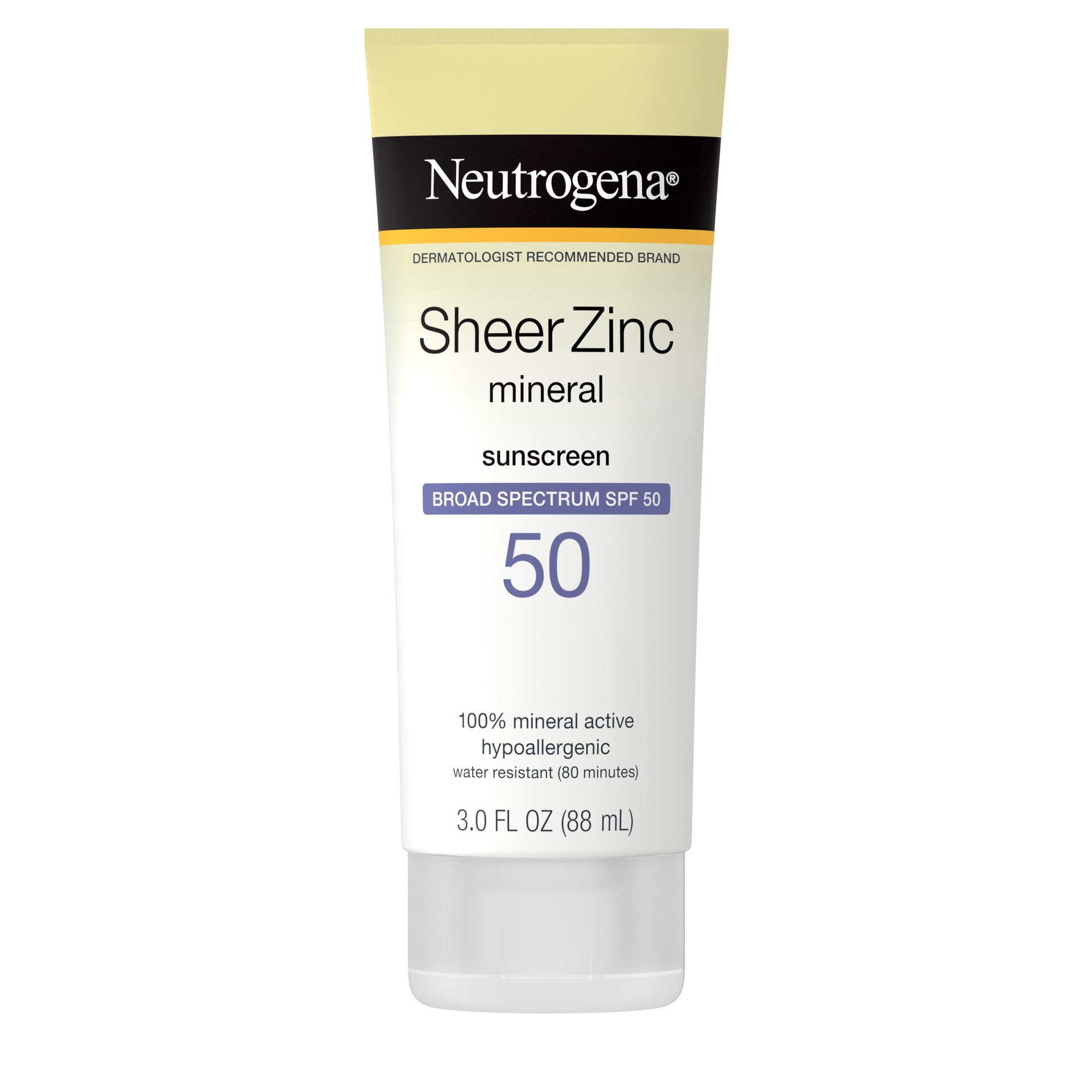 slide 1 of 1, Neutrogena Sheer Zinc Sunscreen Lotion - SPF 50 - 3 fl oz, 3 oz