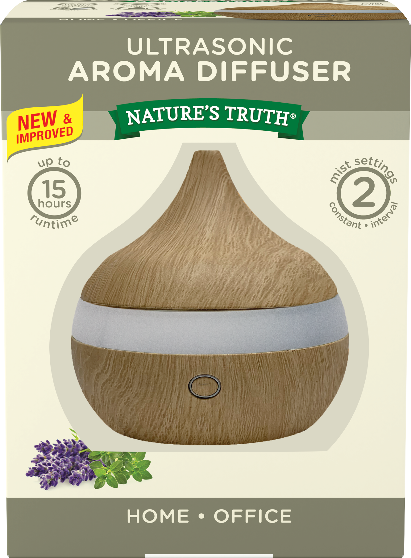 slide 1 of 2, Nature's Truth Ultrasonic Aroma Diffuser 1 ea, 1 ct