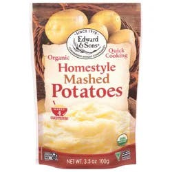 Edward & Sons Organic Quick Cooking Homestyle Mashed Potatoes 3.5 oz