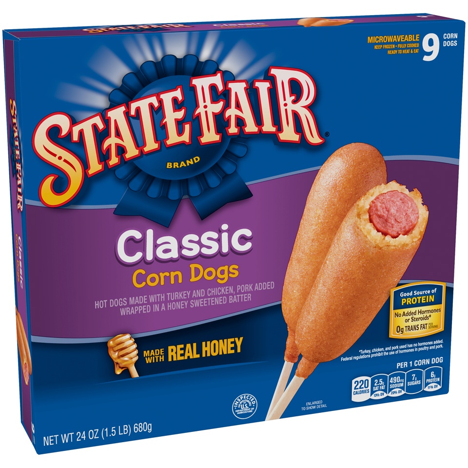 slide 3 of 6, State Fair Classic Corn Dogs, 24 oz