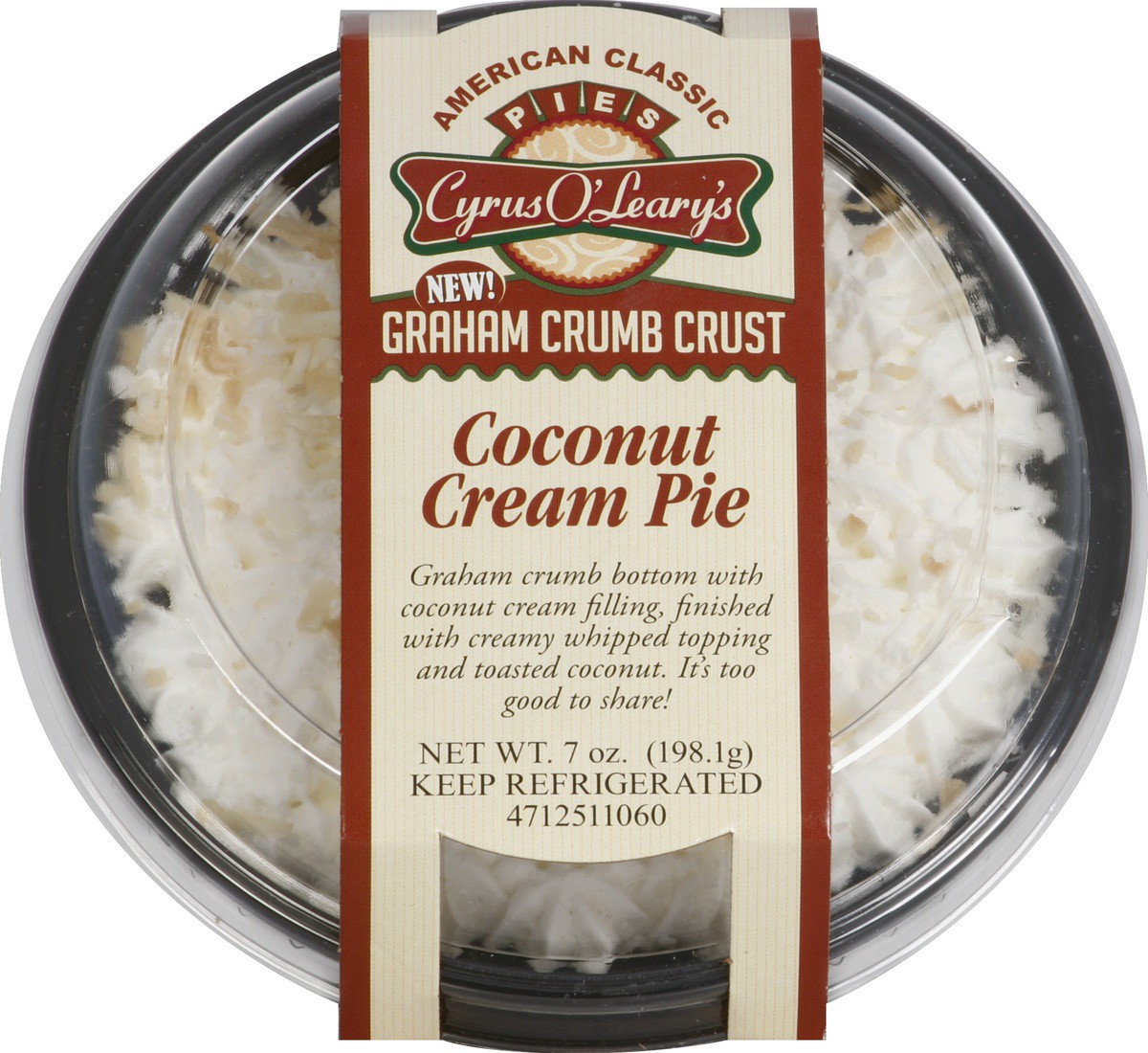 slide 3 of 3, Cyrus O'Leary's Pie 7 oz, 7 oz