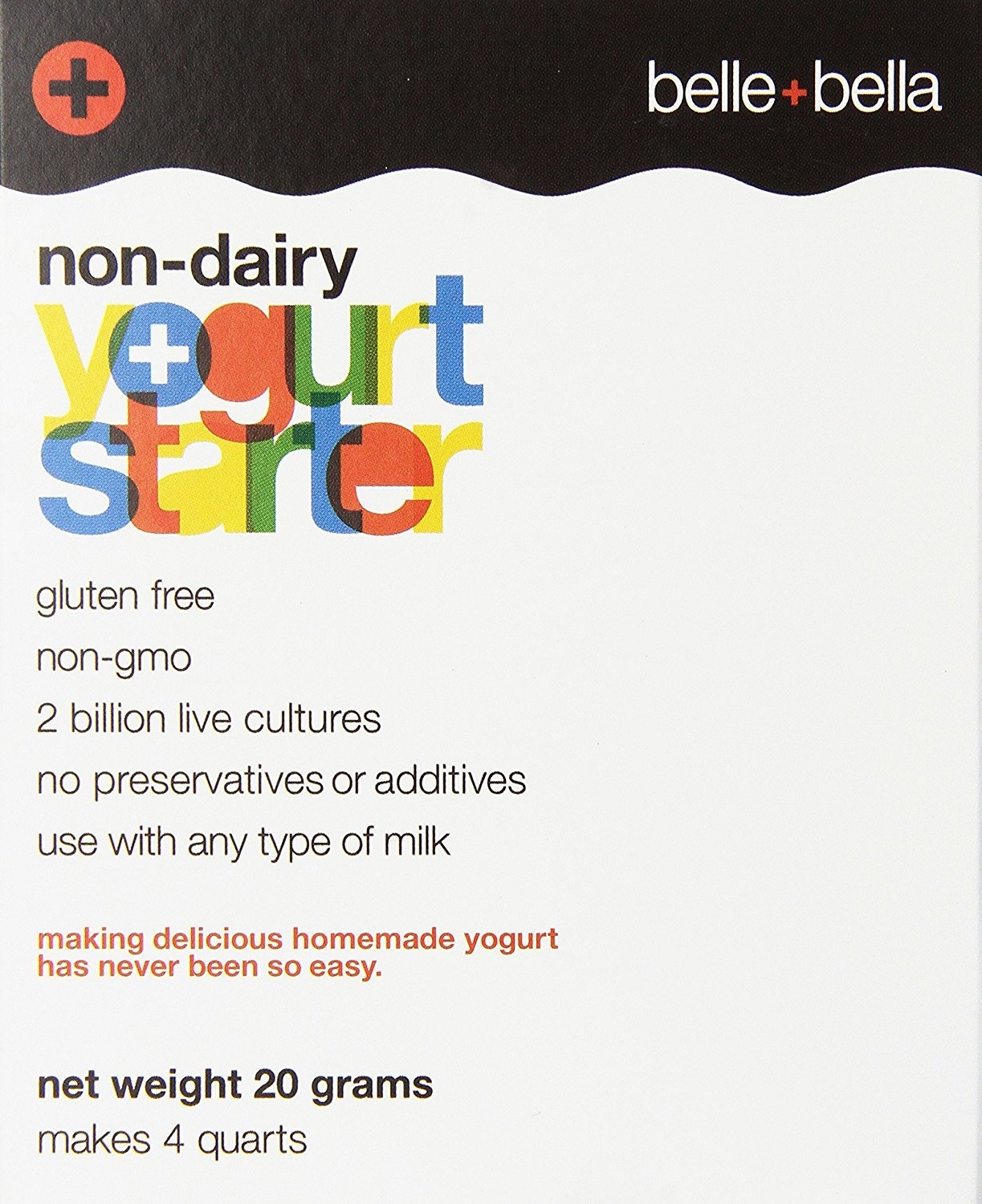 slide 1 of 1, belle + bella Non Dairy Yogurt Starter, 20 g