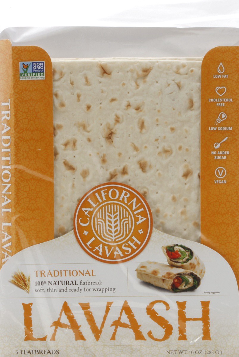 slide 2 of 5, California Lavash Lavash 5 ea, 10 oz;  8x10