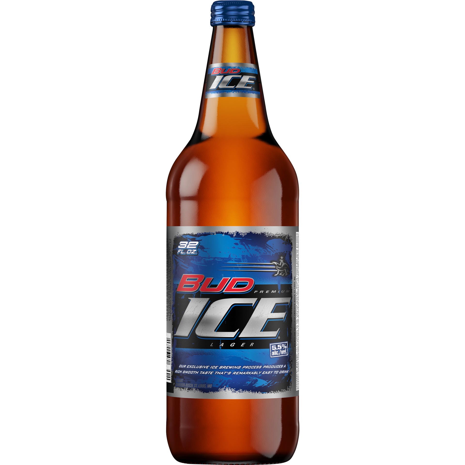 slide 2 of 2, Bud Ice Beer, 32 fl. oz. Bottle, 32 fl oz