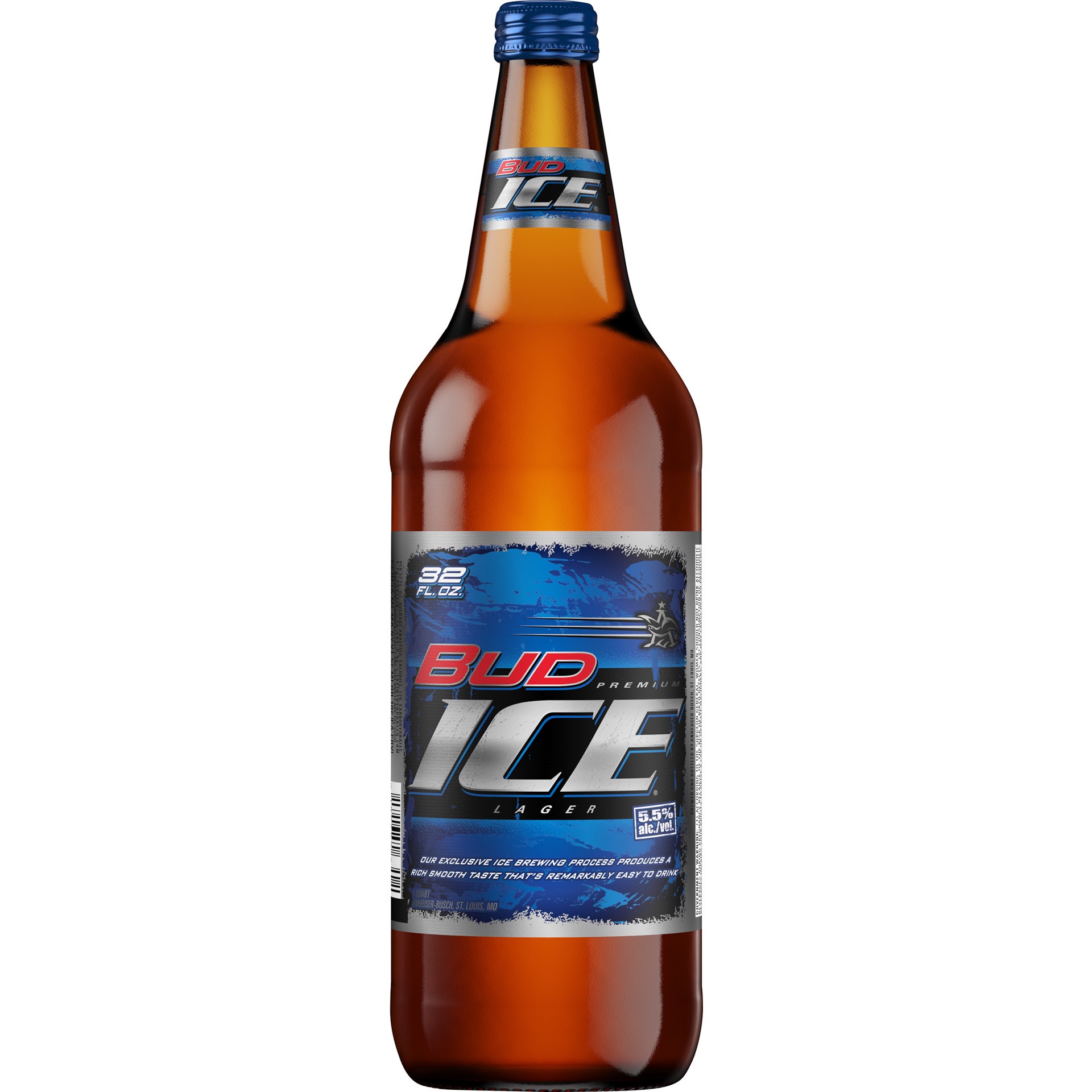 slide 1 of 4, Bud Ice Beer, 32 fl. oz. Bottle, 32 fl oz