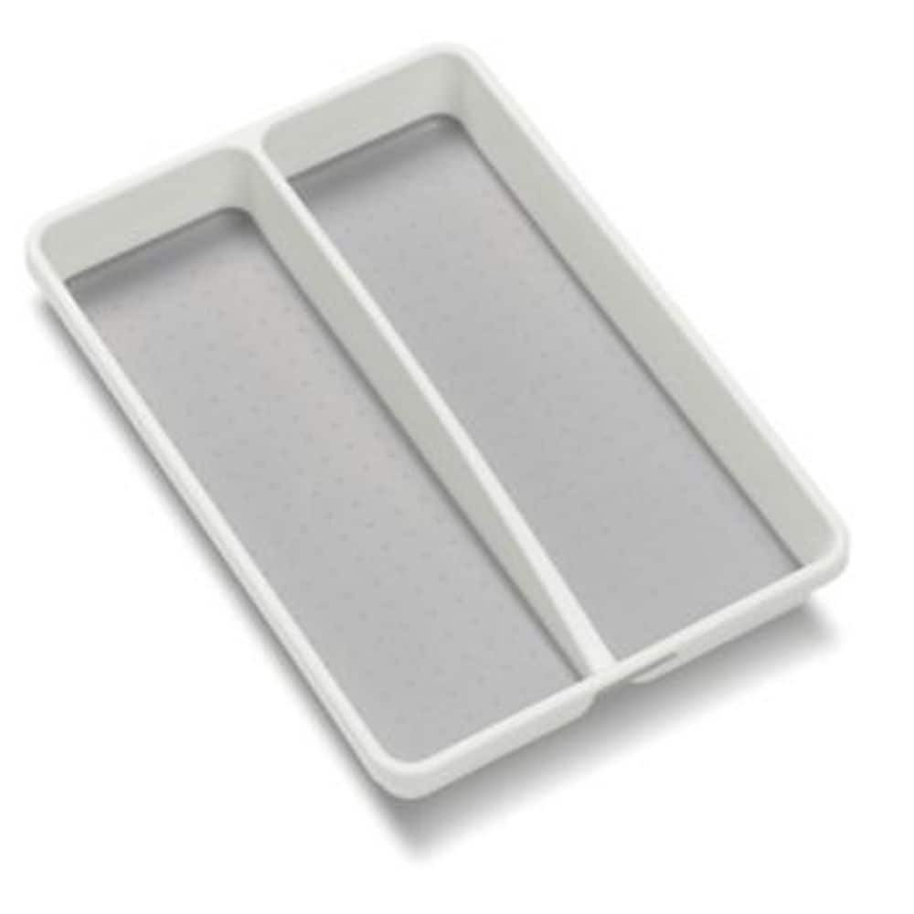 slide 2 of 6, madesmart Classic Mini Utensil Tray - White/Grey, 1 ct